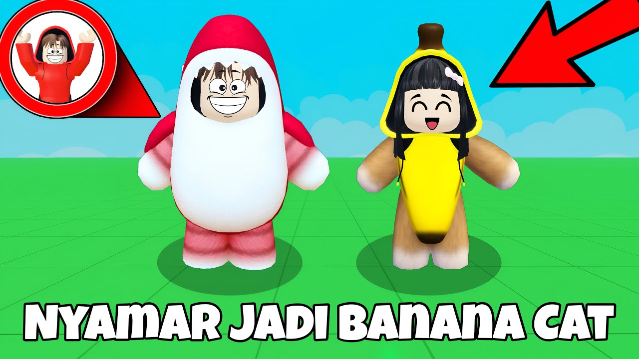 Yuta, Mio Dan Baby Celine Nyamar Jadi Banana Cat Saat Kabur Dari Penjara || ROBLOX