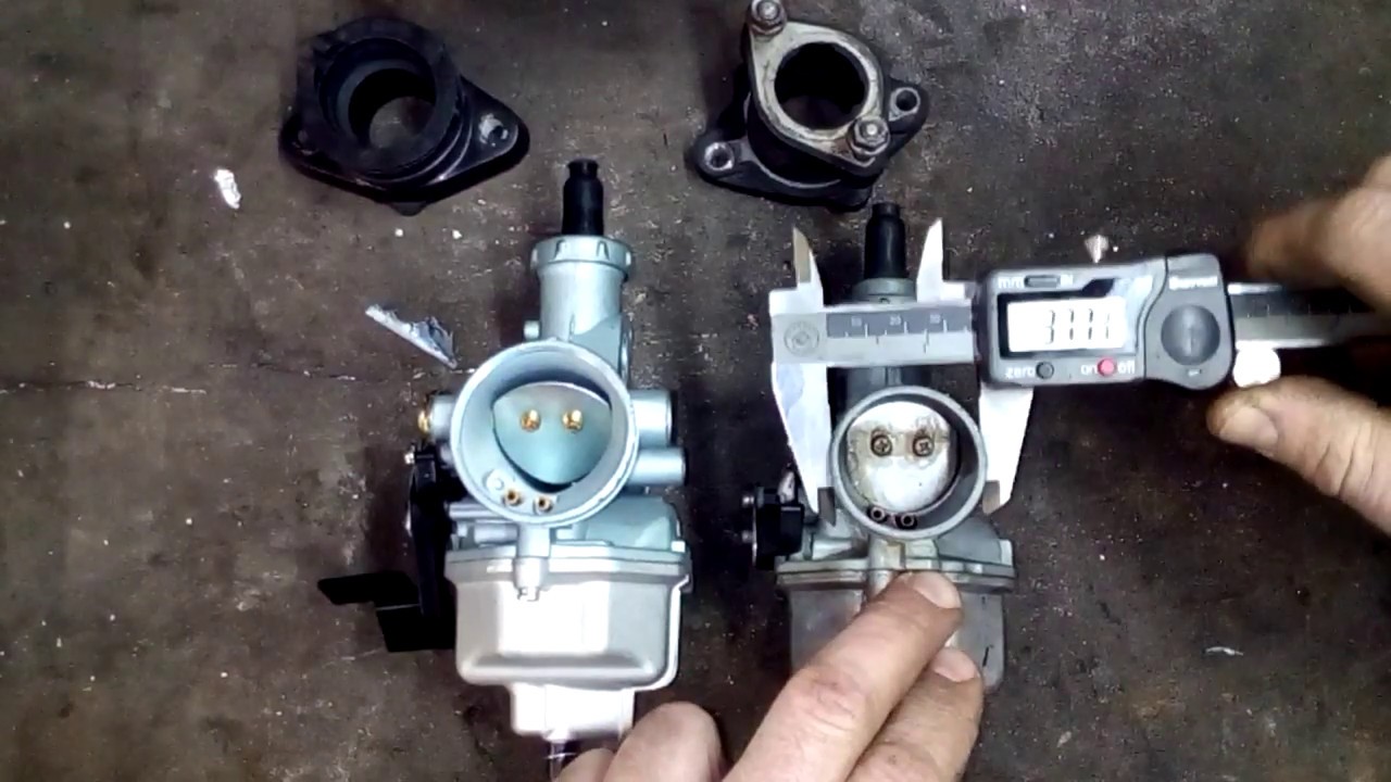 Carburador CG 125 x CG 150   diferenças dimensionais