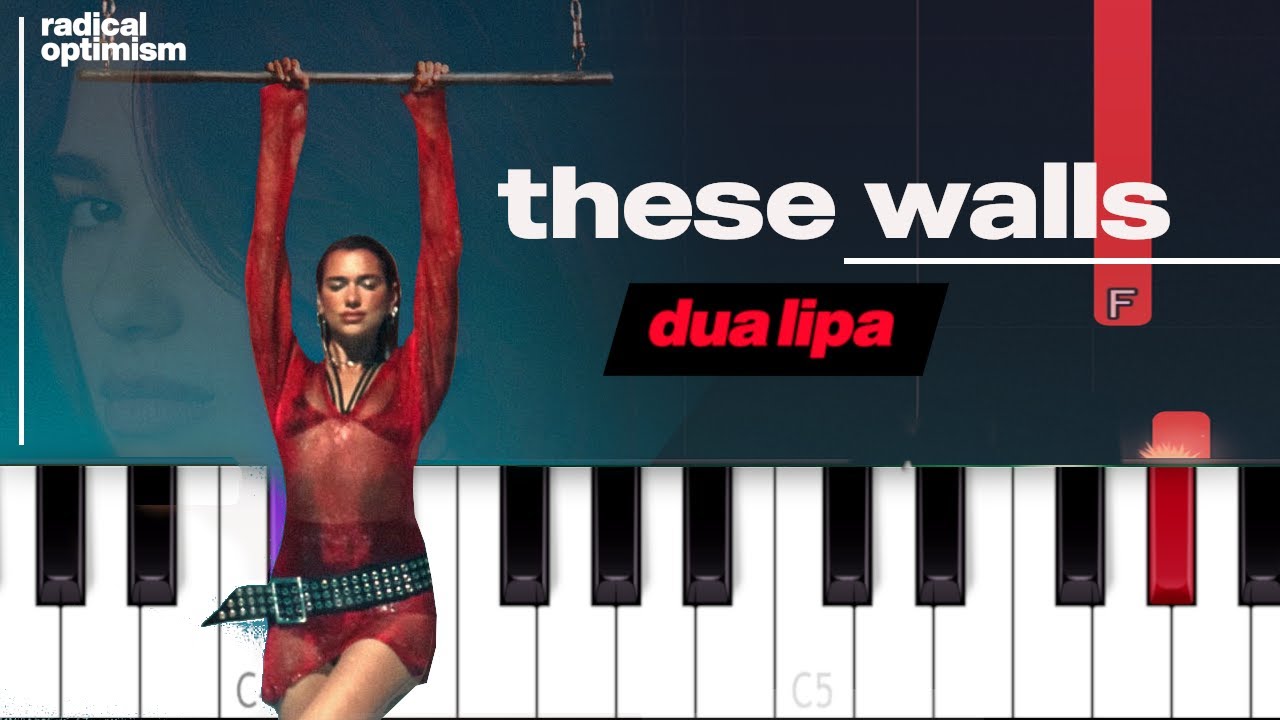 Dua Lipa - These Walls (Piano Tutorial)