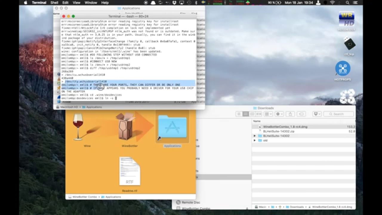 BLHeliSuite on OSX using Wine