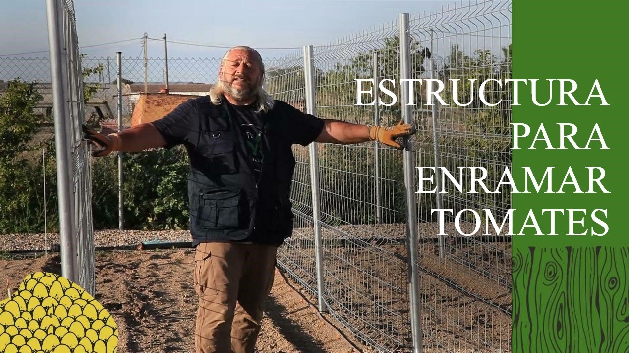 Estructura para ENRAMAR TOMATES
