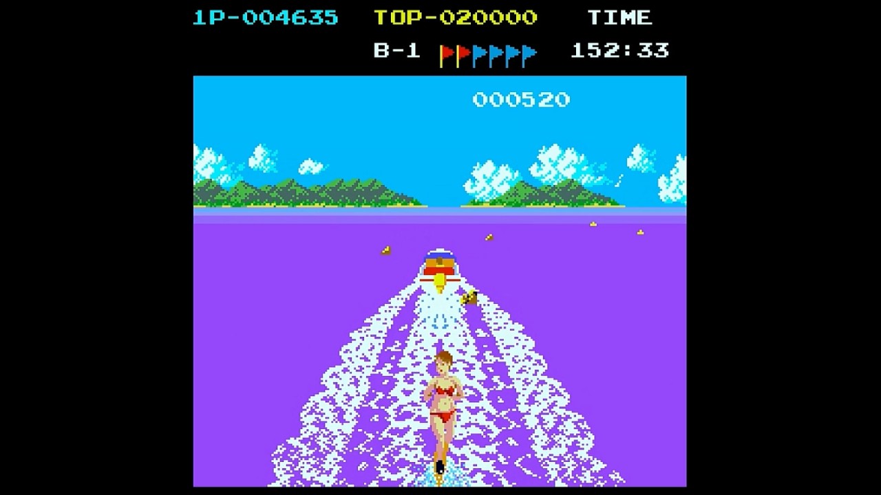 Tropical Angel - An unknown Arcade Water Skiing game