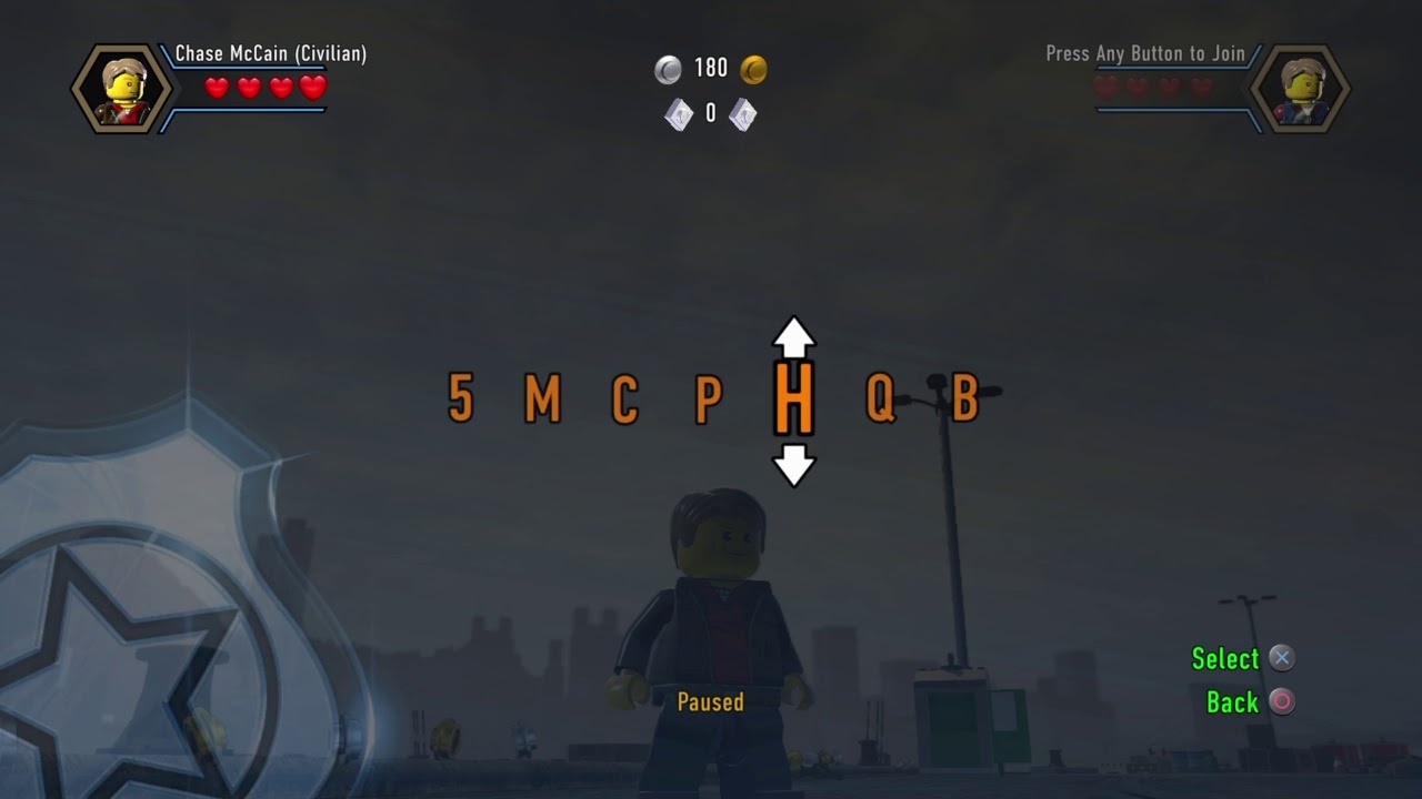 Lego City Undercover-Cheat Codes