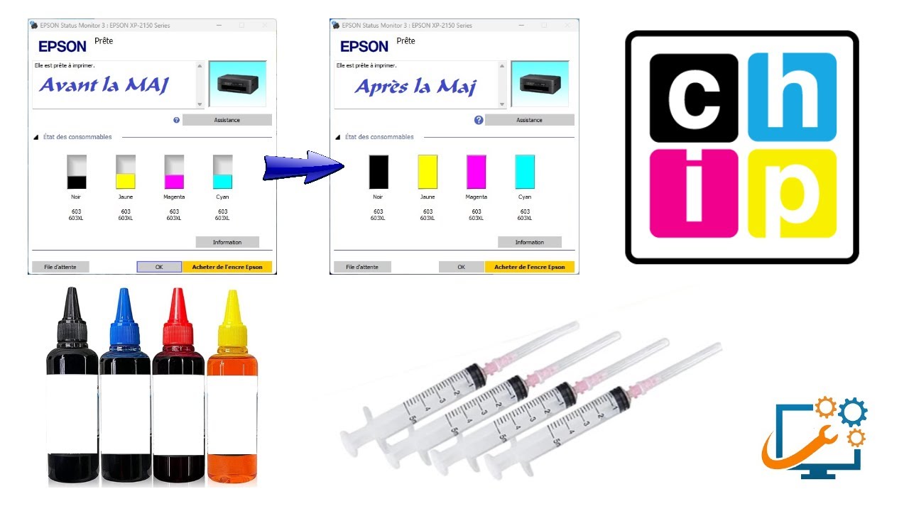 Vous avez une imprimante Epson ? Reprogrammez-la et supprimez les blocages abusifs.