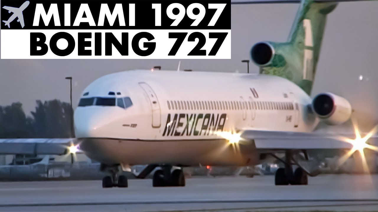 Miami Airport Memories of 1997 : BOEING 727