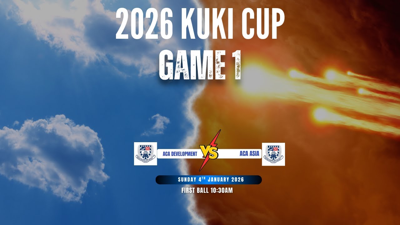 2026 Kuki Cup T20 Cricket Game 1 - ACA Development vs ACA Asia
