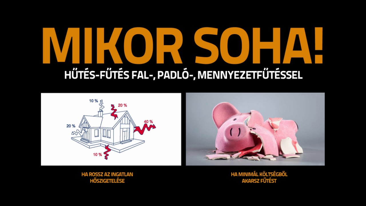 Mivel fűtsünk? II.: Felületfűtés, - hűtés