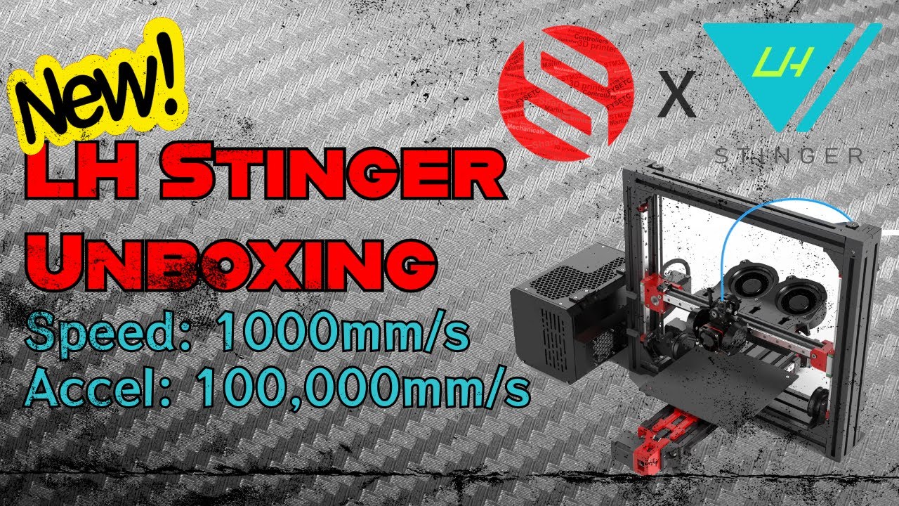 First Look at the LH Stinger + Kit Unboxing a DIY High Speed 3D Printer Kit by Fysetc
