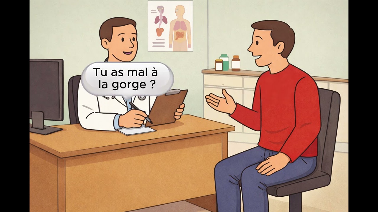 Learn French from Zero-At the doctor/Apprendre le français à partir de zéro Chez le Médecin