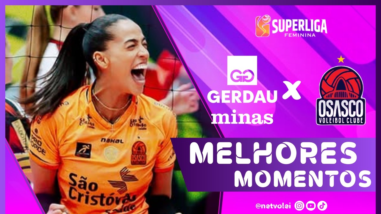 OSASCO DEU O TROCO | MINAS 1x3 OSASCO | Melhores Momentos | Superliga Feminina 25/26
