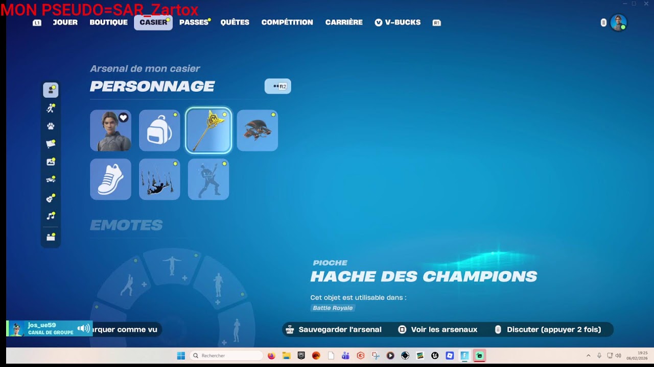FORTNITE recherge