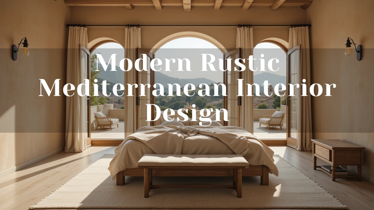 Modern Rustic Mediterranean Interior Design: Warm & Timeless Home Inspiration