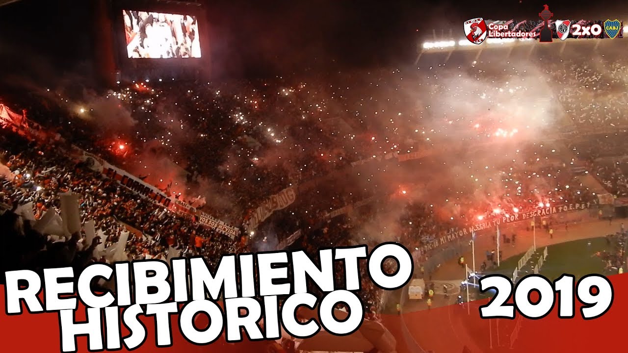 RECIBIMIENTO HISTÓRICO y MONUMENTAL | RIVER PLATE vs Boca Jrs | Copa Libertadores 2019