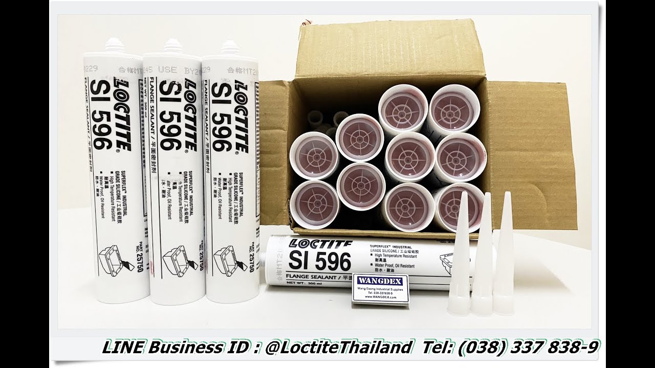 LOCTITE SI 596 (RED HIGH TEMP RTV SILICONE SUPERFLEX) /TEL: (038) 337 838-9 / Line: @LoctiteThailand