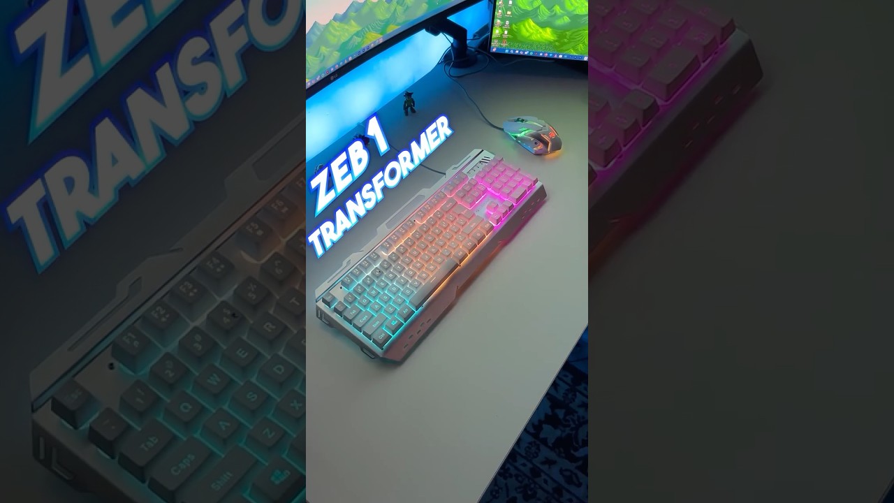 Zebronics Transformer 1 Gaming Keyboard and Mouse Combo #zebronicszeb #gamingmouse