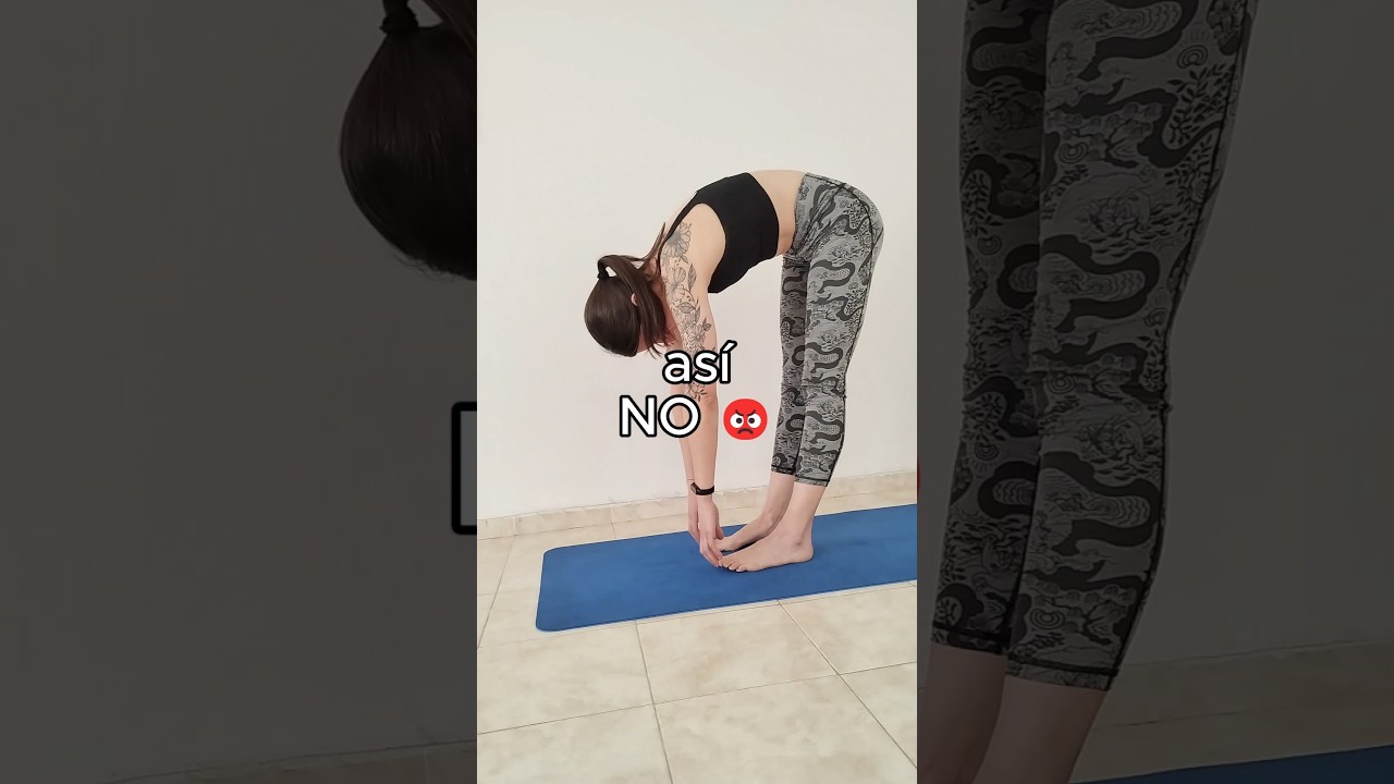 TIPS DE YOGA: Uttanasana o Postura de la Pinza #yoga #consejos #tutorial #motivacion