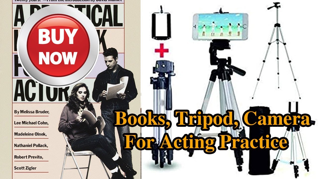 Books Tripod Camera For Acting Practice| Online buy Best Acting Books Hindi