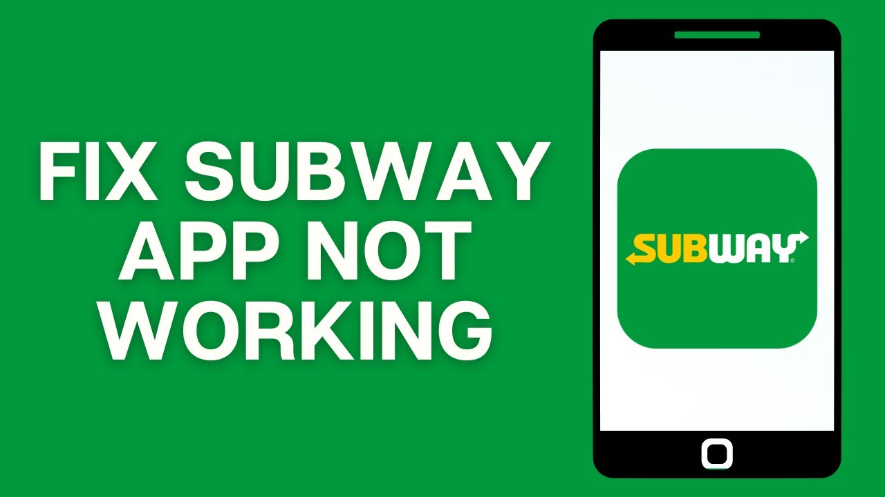 How To Fix Subway App Not Working 2025 (FULL GUIDE)