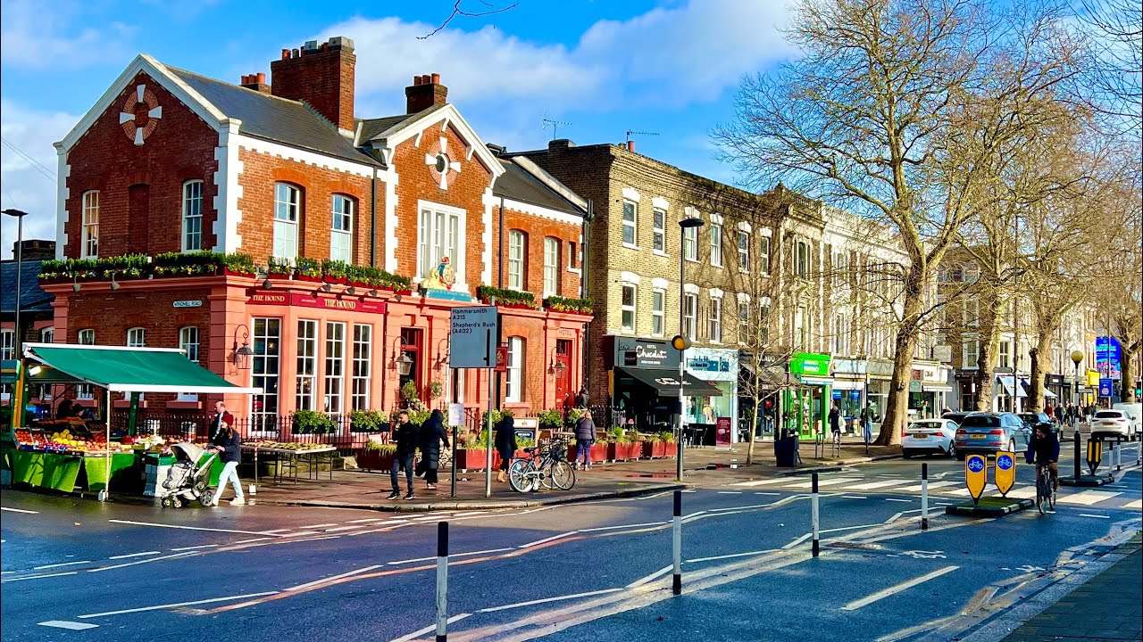 ✨London Winter Walk [4K] | Chiswick High Road • King Street | 2025