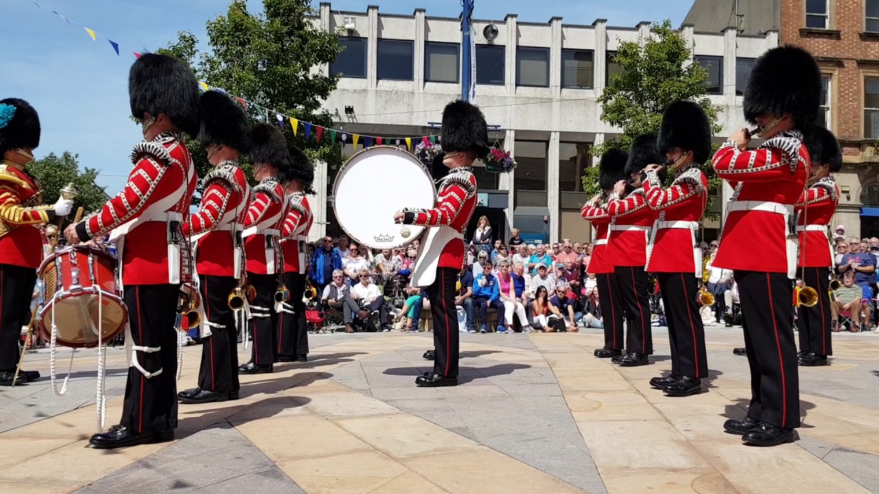 Irish guards @ Armed Forces Day in Coleraine