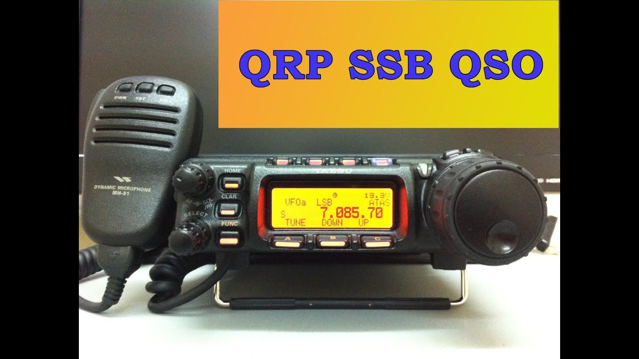 QRP SSB QSO  Yaesu FT-817ND  on 14MHz  5 watts