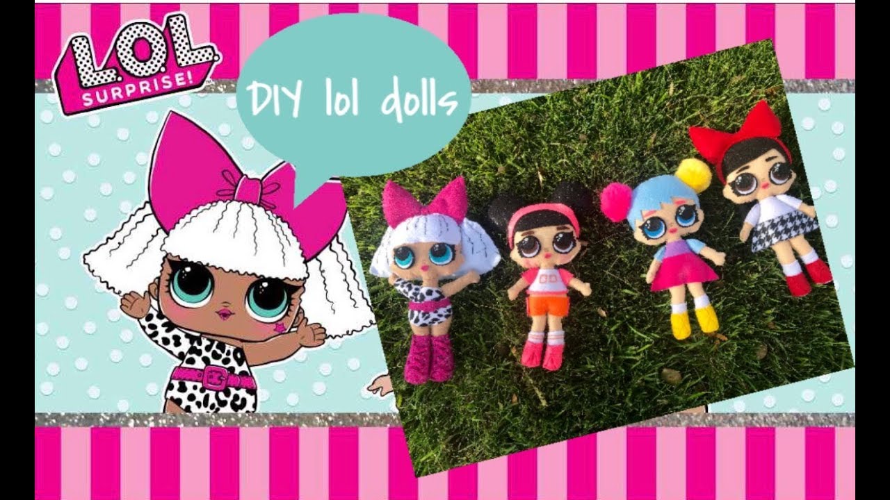 DIY LOL surprise doll plushie