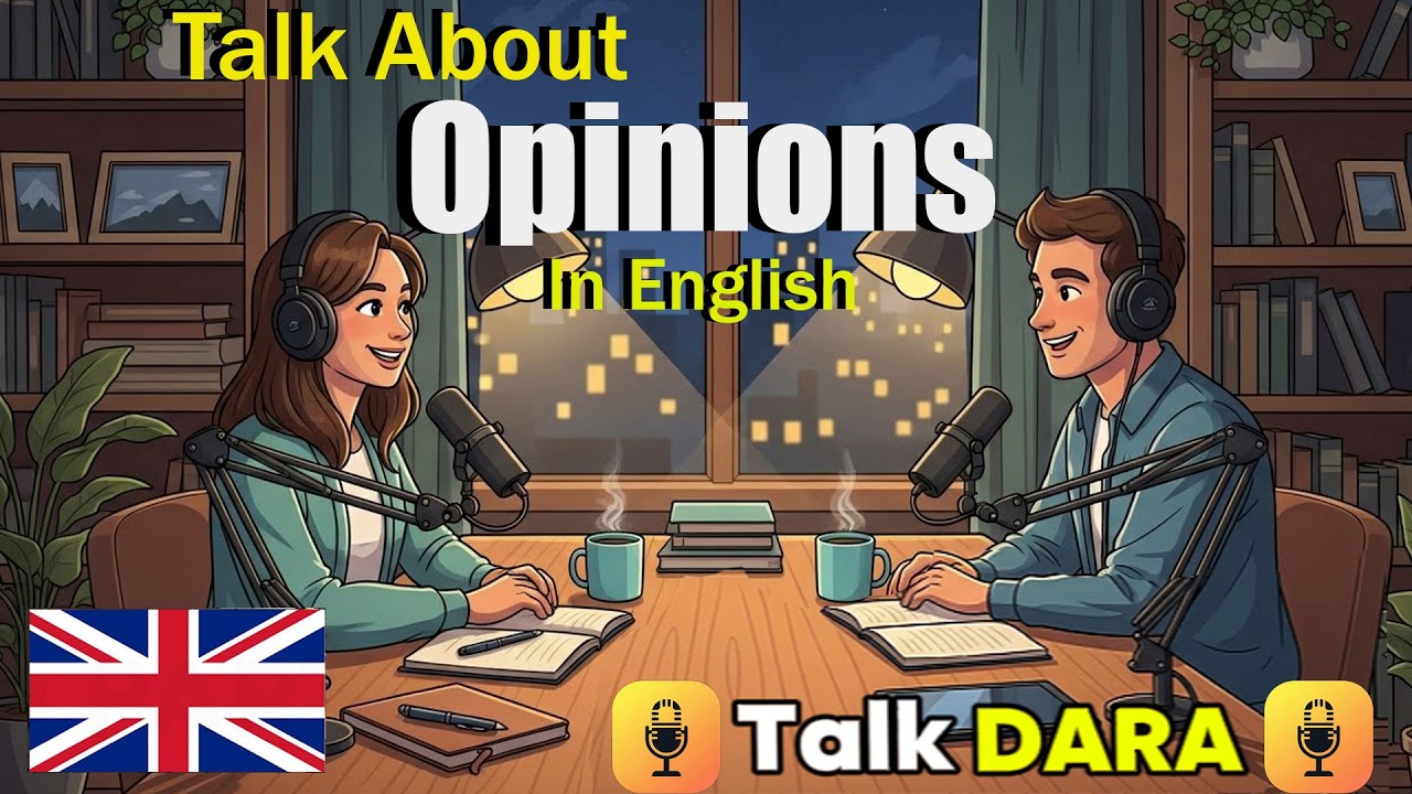 How to Describe Your Opinions in English | English Conversation Practice