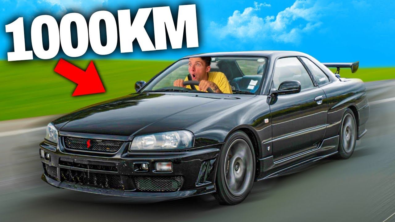 1000KM AVEC MA VOITURE DE SPORT ! (Skyline R34)