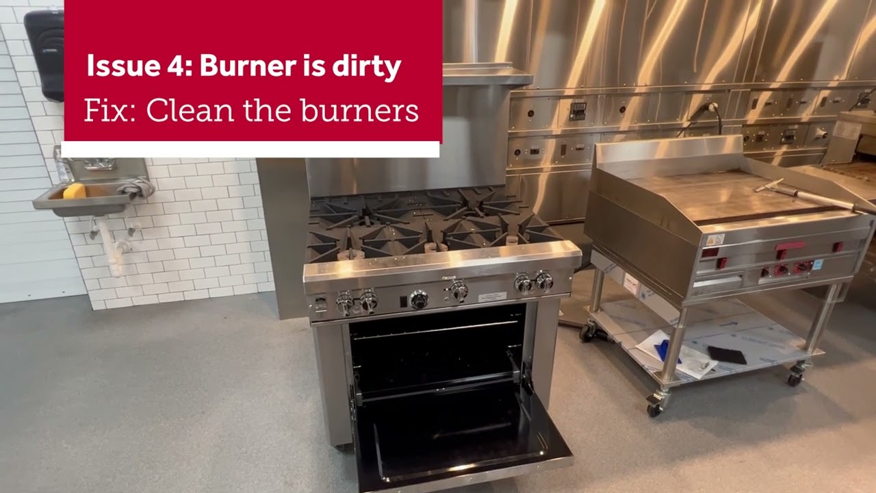 Southbend Range Burners Won't Light or Stay Lit: Troubleshooting