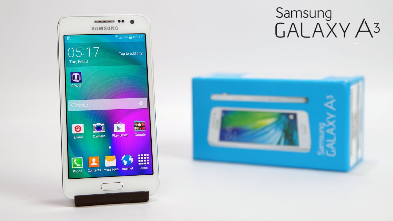 Samsung Galaxy A3 - Unboxing & Hands On
