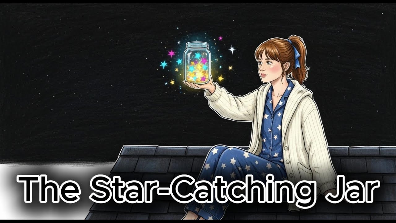 ASMR Star Catching: Collecting Light in a Jar (Ghibli Style) 🌟 No Talking