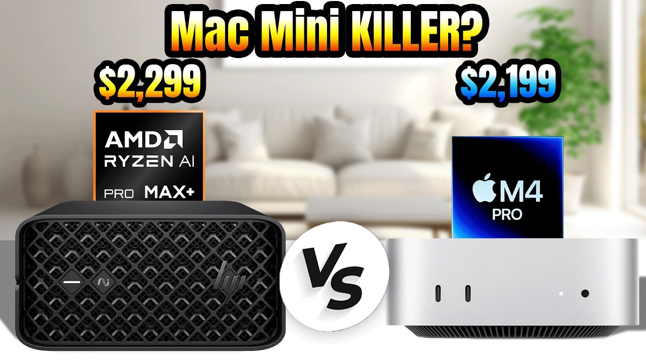 Ryzen AI Pro Max vs M4 Pro Mac Mini &mdash; The Mini PC Showdown!