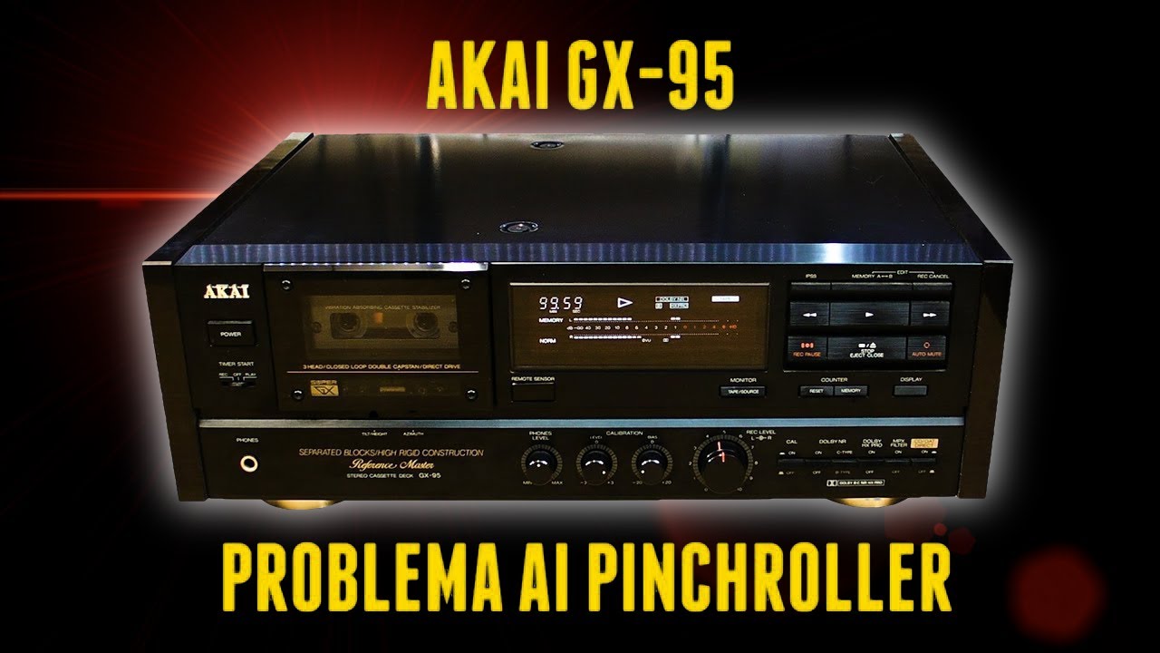 Registratore a cassette Akai GX-95 problema ai pinchroller