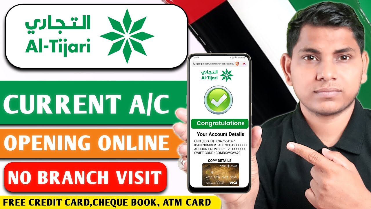 How To Open Bank Account In Kuwait Online | Al tijari bank Current account opening 2025