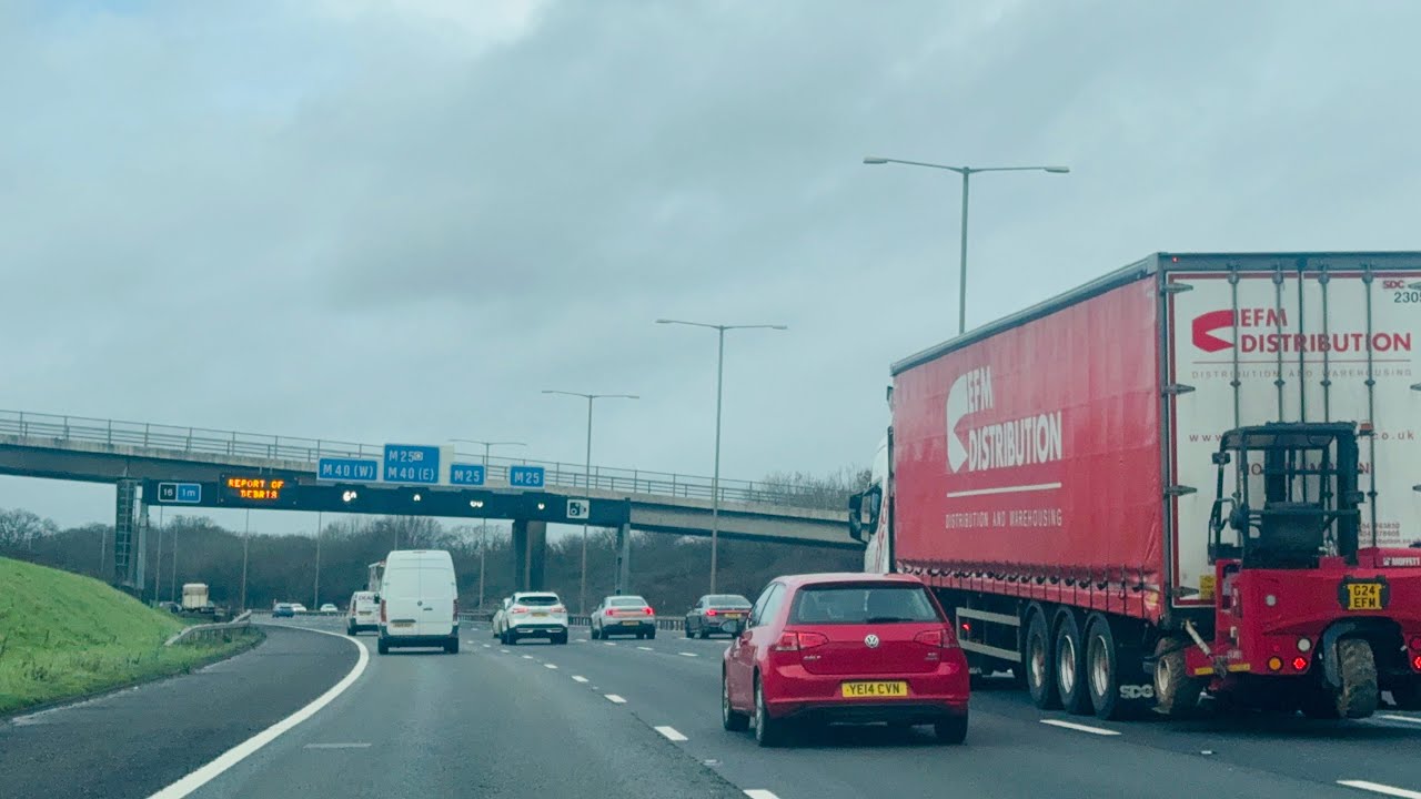 M4 London, M25 London Heathrow Driving at Afternoon Times | January 2026