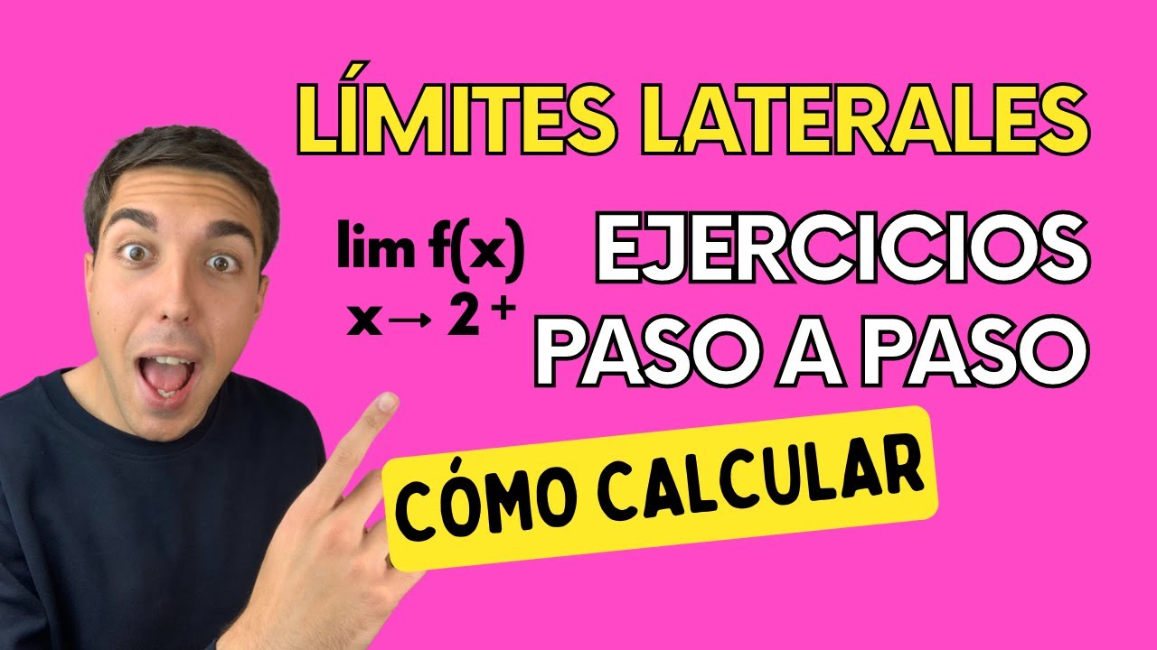 👉 LIMITES LATERALES de una Función [Ejercicios RESUELTOS PASO A PASO] ⭐
