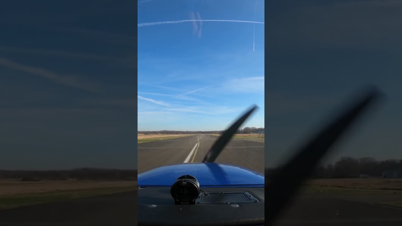 Der Schatten fliegt mit - Touch and Go mit der Cessna 172