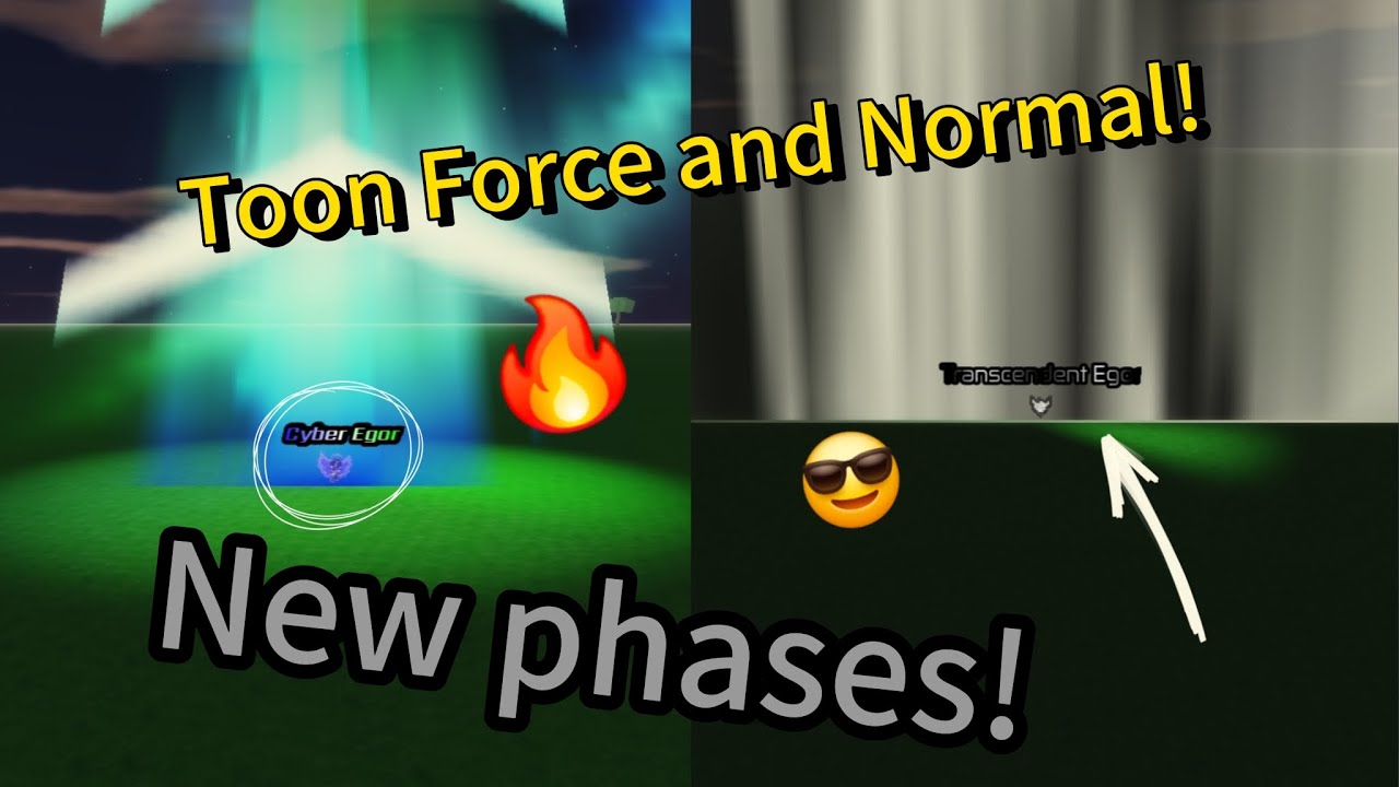 Showcasing New Phases for Toon Force and Normal Speed Tier + Bonus | Roblox_Egor Game | Roblox