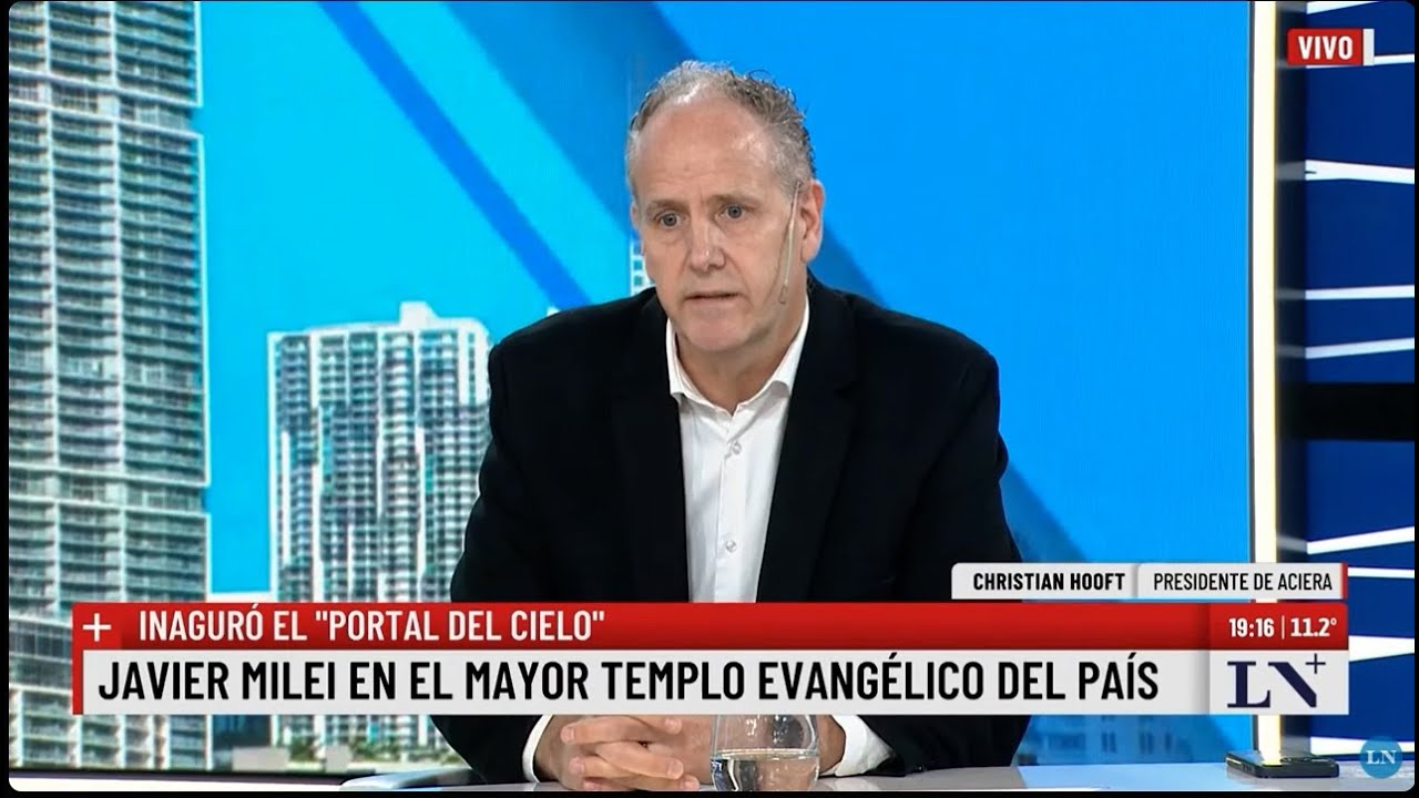 Christian Hooft sobre Milei en Iglesia Evangelica en Chaco