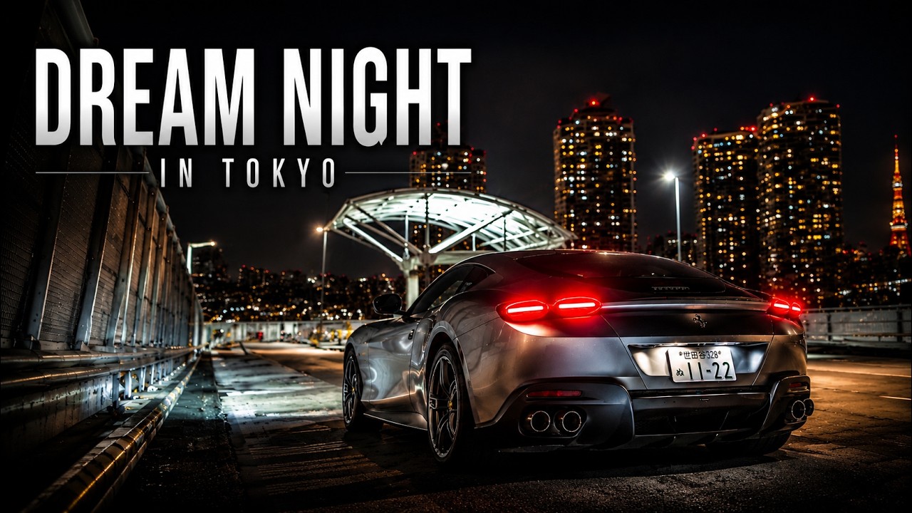 Ferrari ROMA | Living the Tokyo Dream | Night Drive Vlog | 4K HDR