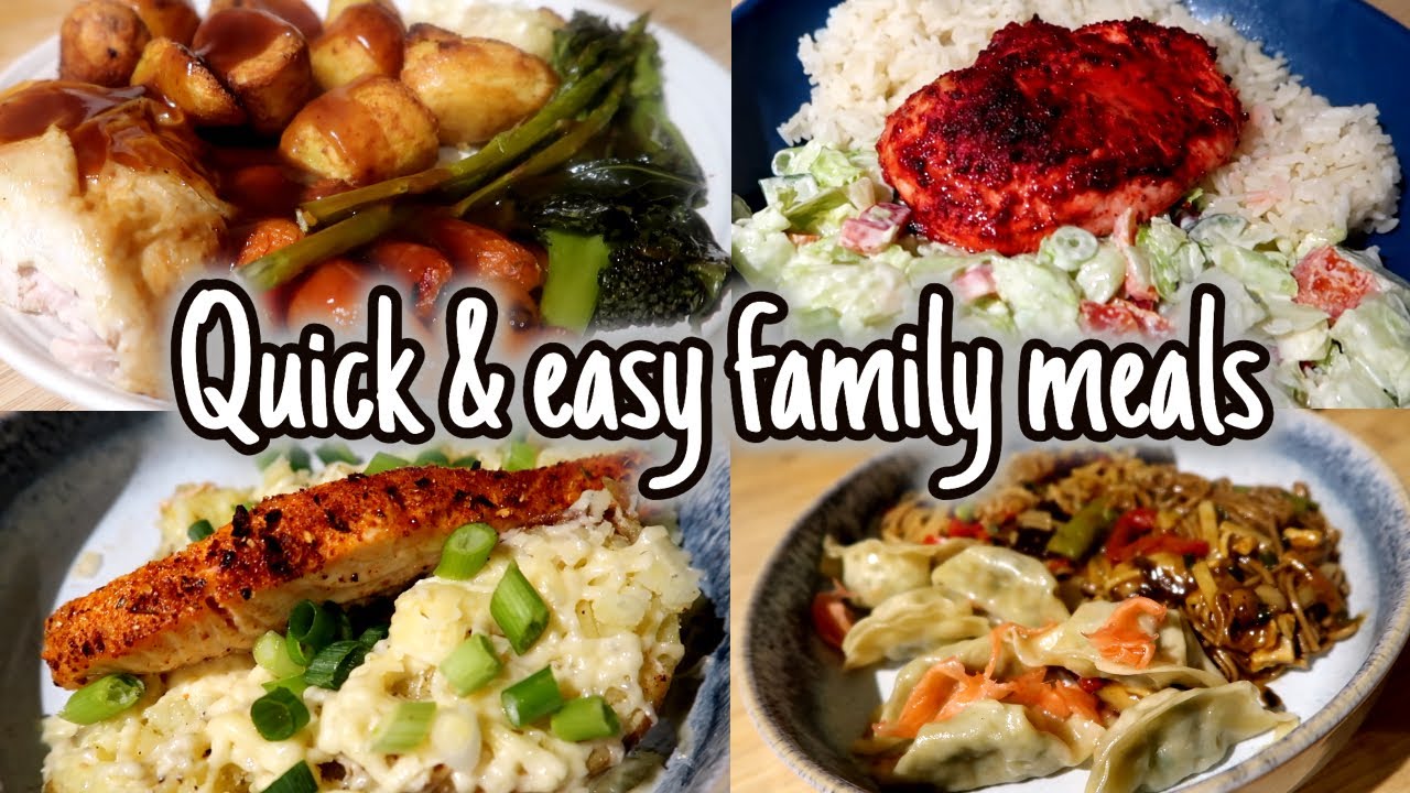 7 SIMPLE FAMILY DINNERS 🍽️