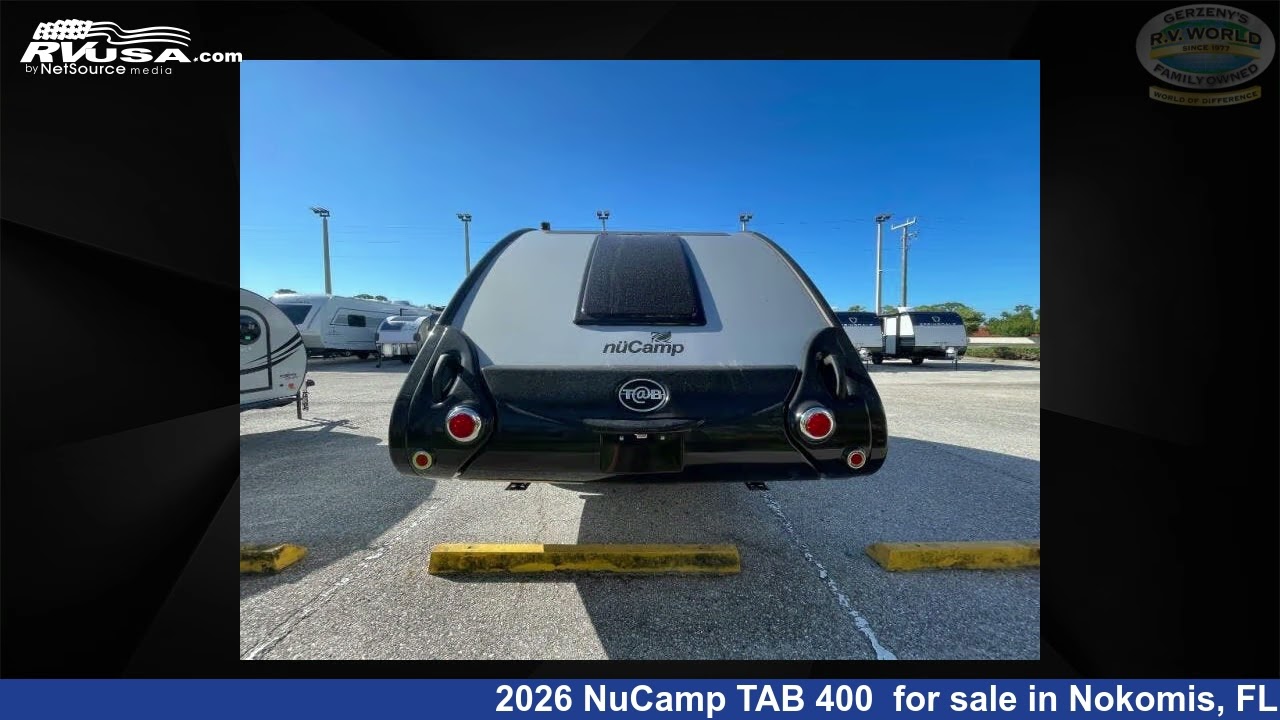 Unbelievable 2026 NuCamp TAB 400 Travel Trailer RV For Sale in Nokomis, FL | RVUSA.com