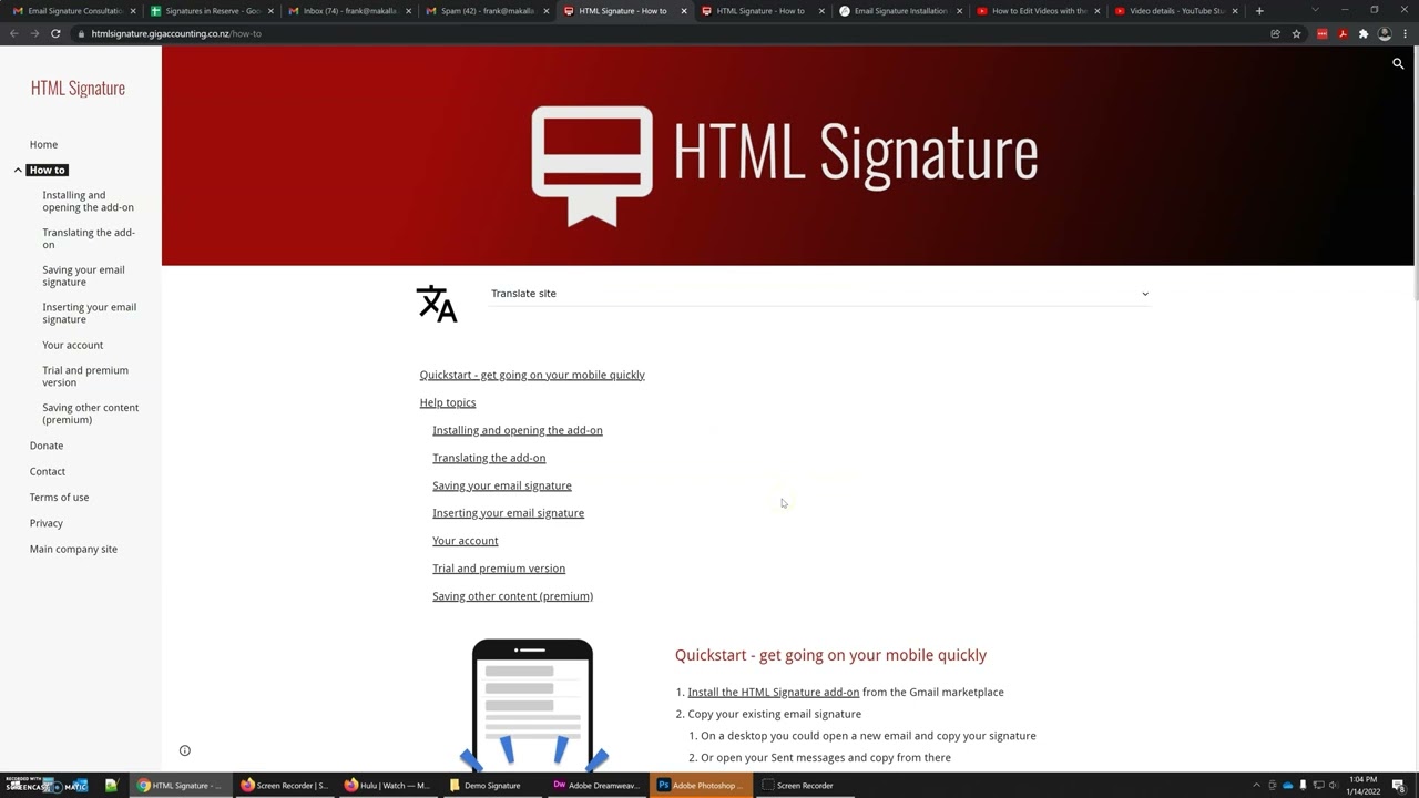 Using an HTML Email Signature in the Gmail App on Android Phones... Finally!
