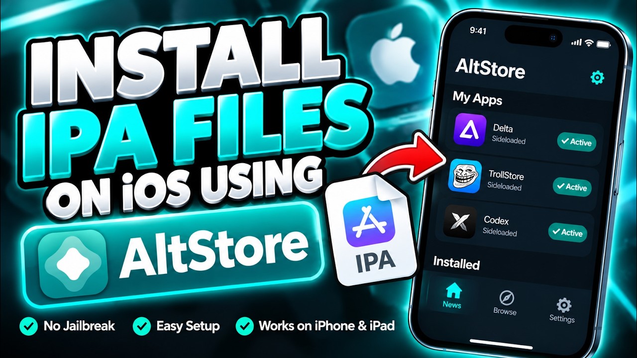 Как установить IPA-файлы на iOS с помощью AltStore! (Пошаговое руководство)