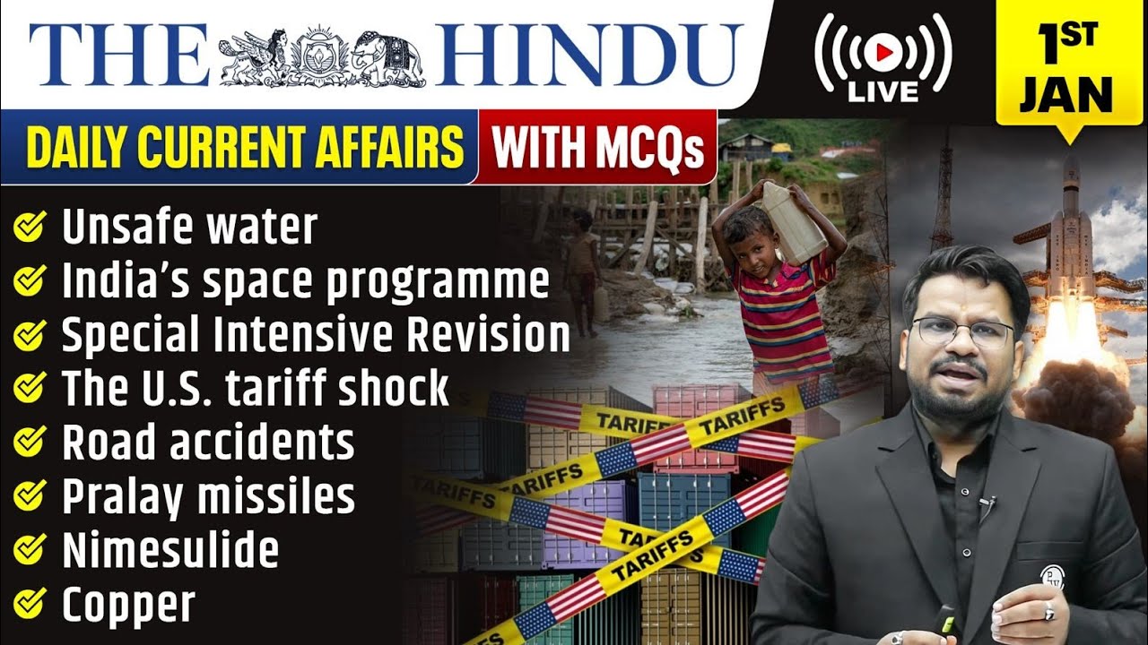 The Hindu Analysis | 1st January 2026 | The Hindu NewsPaper  - Practice Questions | Prashant Sir