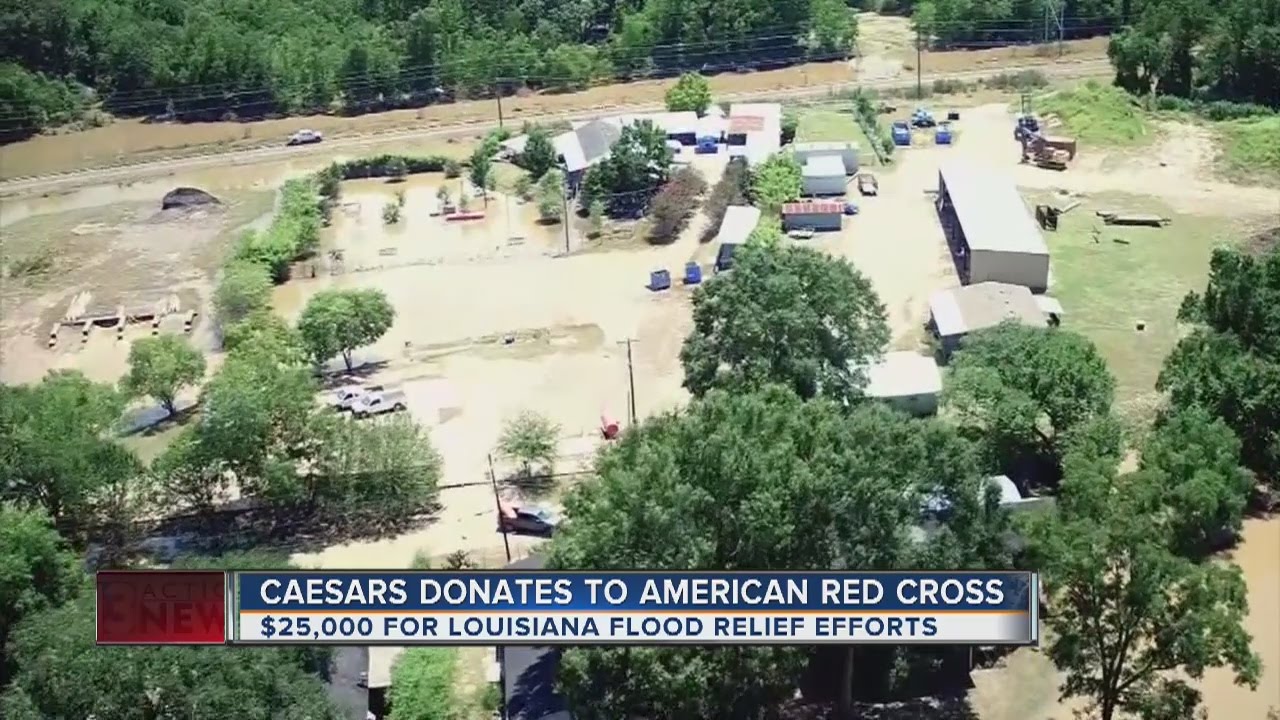 Caesars Foundation donates $25,000 for Louisiana flood relief efforts