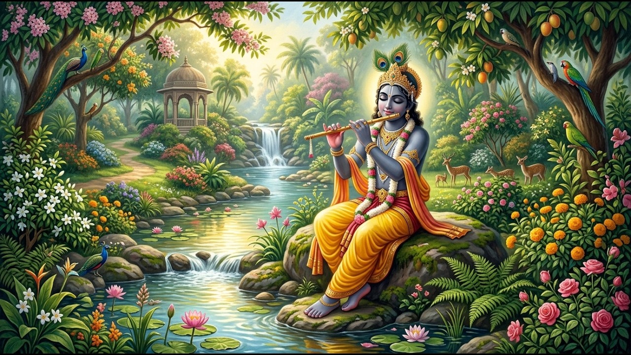 528Hz Bansuri Flute Meditation Music for Stress Relief & Deep Sleep