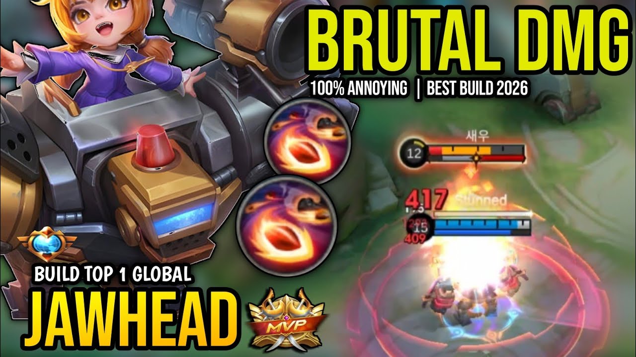 JAWHEAD BEST BUILD 2026 | BUILD TOP 1 GLOBAL JAWHEAD GAMEPLAY | MOBILE LEGENDS✓
