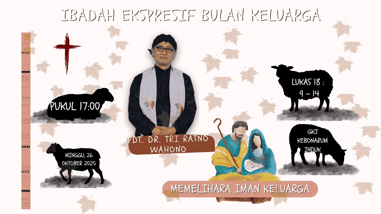 IBADAH EXPRESIF BULAN KELUARGA  || GKJ KEBONARUM || 26-10-2025