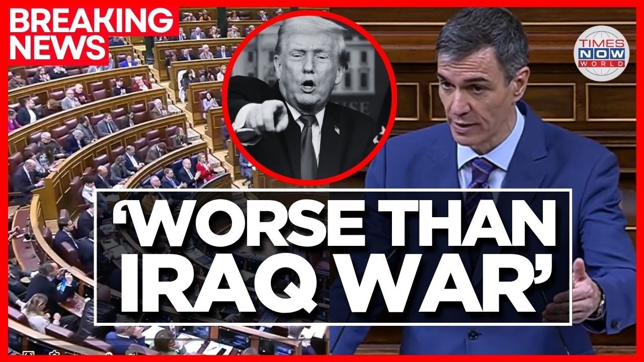 WATCH: &ldquo;ABSOLUTE DISASTER&rdquo;, Sanchez Shames Trump's Iran War In Spain Parliament For 27 Minutes!